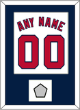 Washington Name, Number & 2019 World Series Champions Patch - Home White - Single Mat 2
