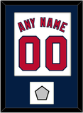 Washington Name, Number & 2019 World Series Champions Patch - Home White - Single Mat 2