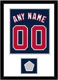 Washington Name, Number & 2019 World Series Champions Patch - Alternate Blue - Single Mat 1