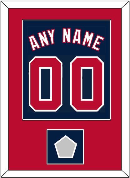 Washington Name, Number & 2019 World Series Jersey Patch - Alternate Blue - Essential Tier 2