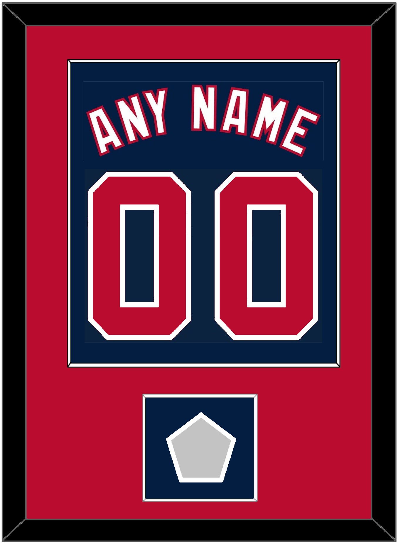 Washington Name, Number & 2019 World Series Champions Patch - Alternate Blue - Essential Tier 2