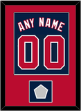 Washington Name, Number & 2019 World Series Champions Patch - Alternate Blue - Single Mat 2