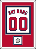 Washington Name, Number & 2019 World Series Jersey Patch - Home White - Double Mat 3