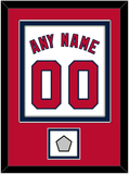 Washington Name, Number & 2019 World Series Jersey Patch - Home White - Double Mat 3