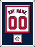 Washington Name, Number & 2019 World Series Jersey Patch - Home White - Double Mat 4