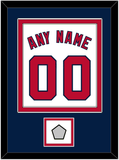 Washington Name, Number & 2019 World Series Jersey Patch - Home White - Double Mat 4