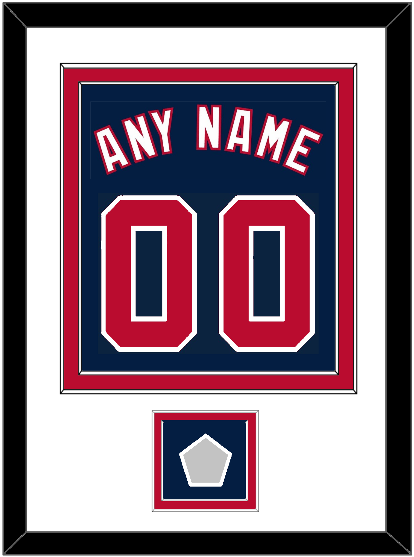 Washington Name, Number & 2019 World Series Jersey Patch - Alternate Blue - Signature Tier 1