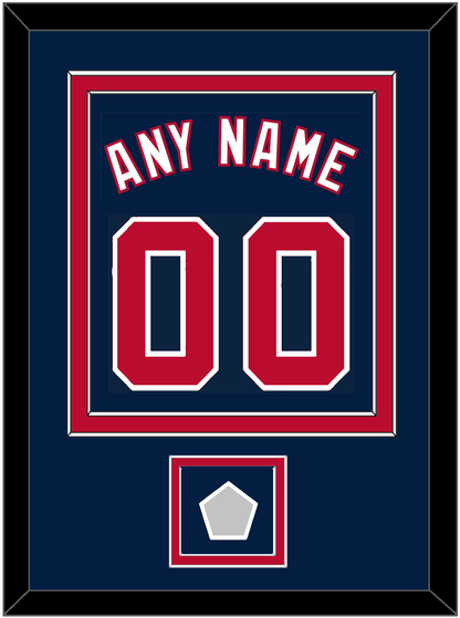 Washington Name, Number & 2019 World Series Jersey Patch - Alternate Blue - Signature Tier 2