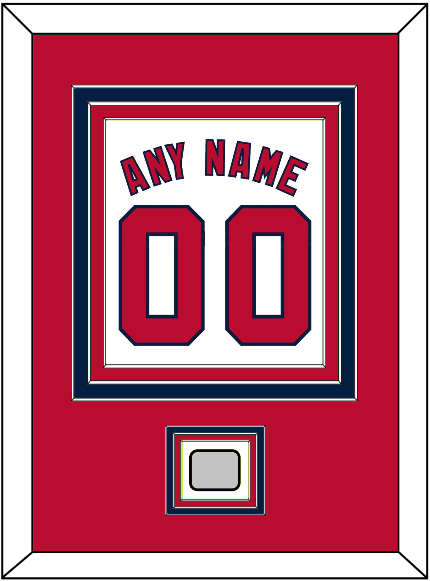 Washington Name, Number & 2019 World Series Jersey Patch - Home White - Premier Tier 2