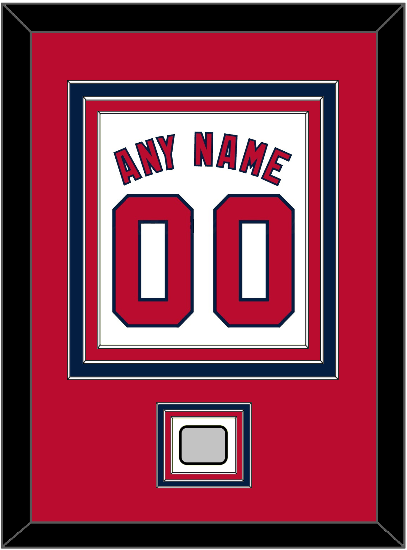 Washington Name, Number & 2019 World Series Jersey Patch - Home White - Premier Tier 2