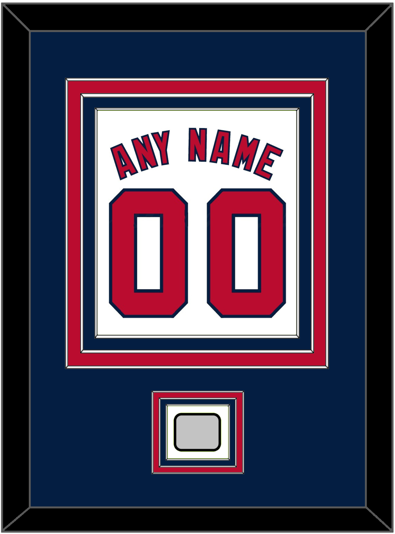 Washington Name, Number & 2019 World Series Jersey Patch - Home White - Premier Tier 3