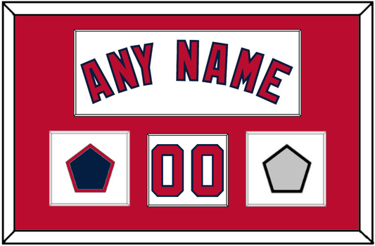 Washington Name & Number (Front) With 2019 World Series Champions & Team Logo Patches - Home White - Essential Tier 1
