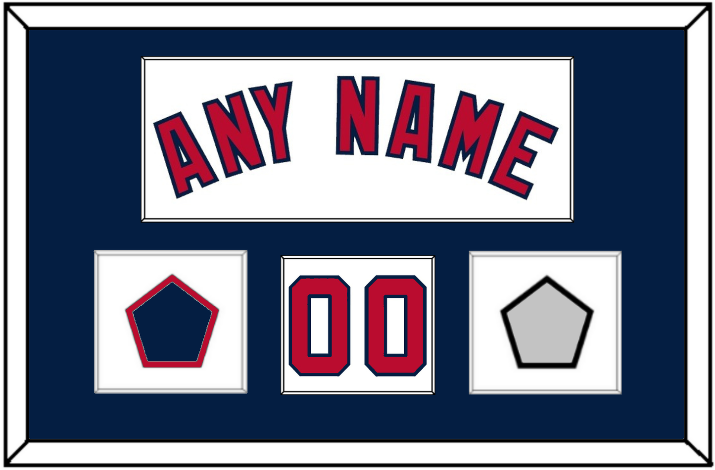 Washington Name & Number (Front) With 2019 World Series Jersey & Team Logo Patches - Home White - Essential Tier 2