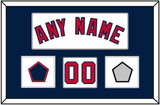 Washington Name & Number (Front) With 2019 World Series Jersey & Team Logo Patches - Home White - Single Mat 2