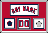 Washington Name & Number (Front) With 2019 World Series Champions & Team Logo Patches - Home White - Double Mat 2