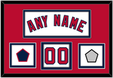 Washington Name & Number (Front) With 2019 World Series Champions & Team Logo Patches - Home White - Double Mat 2