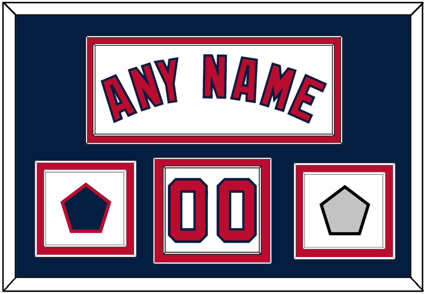 Washington Name & Number (Front) With 2019 World Series Jersey & Team Logo Patches - Home White - Signature Tier 3