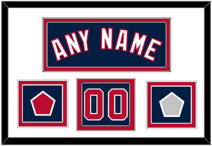 Washington Name & Number (Front) With 2019 World Series Champions & Team Logo Patches - Alternate Blue - Signature Tier 1
