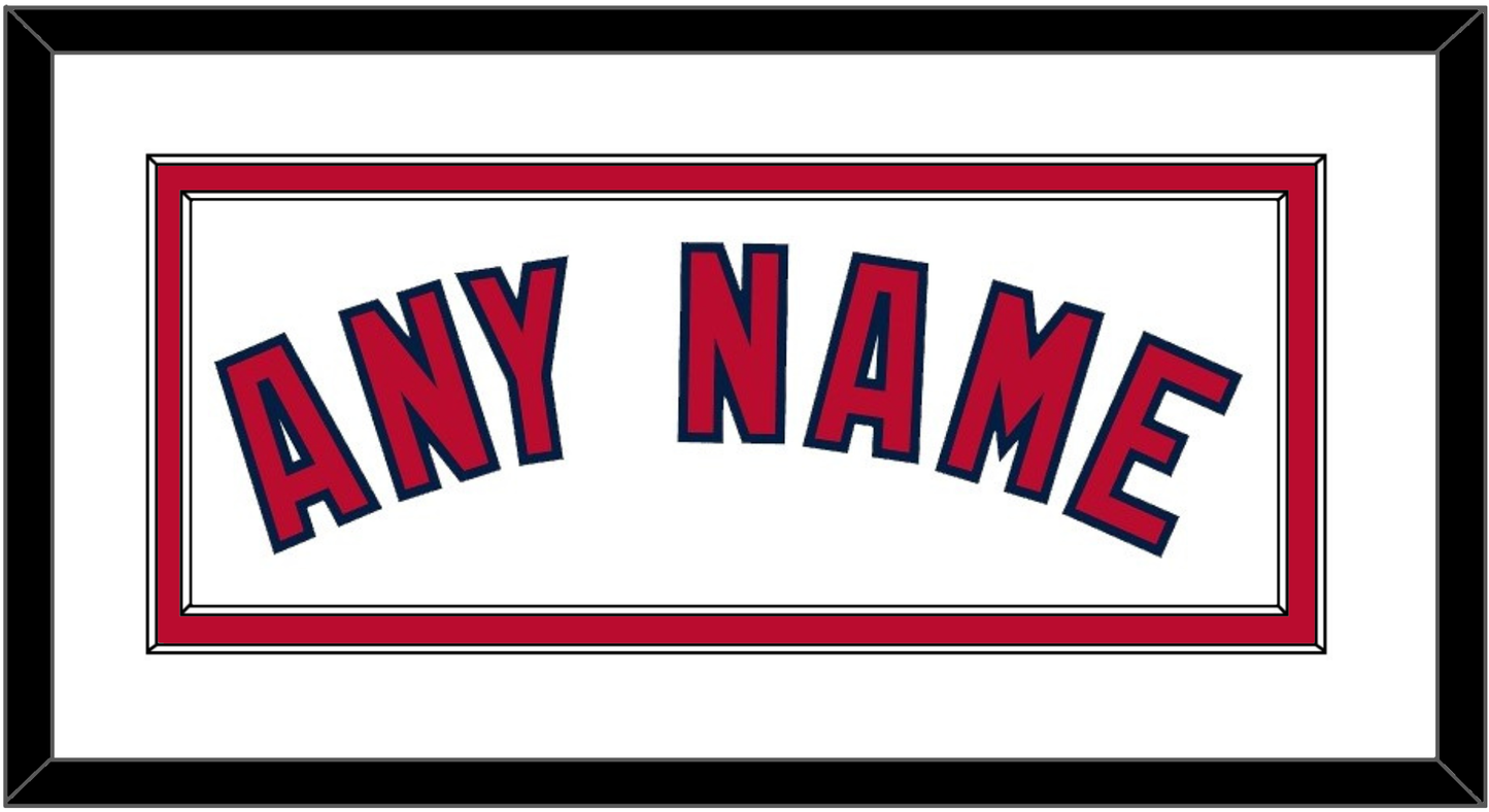 Washington Name - Home White - Signature Tier 1