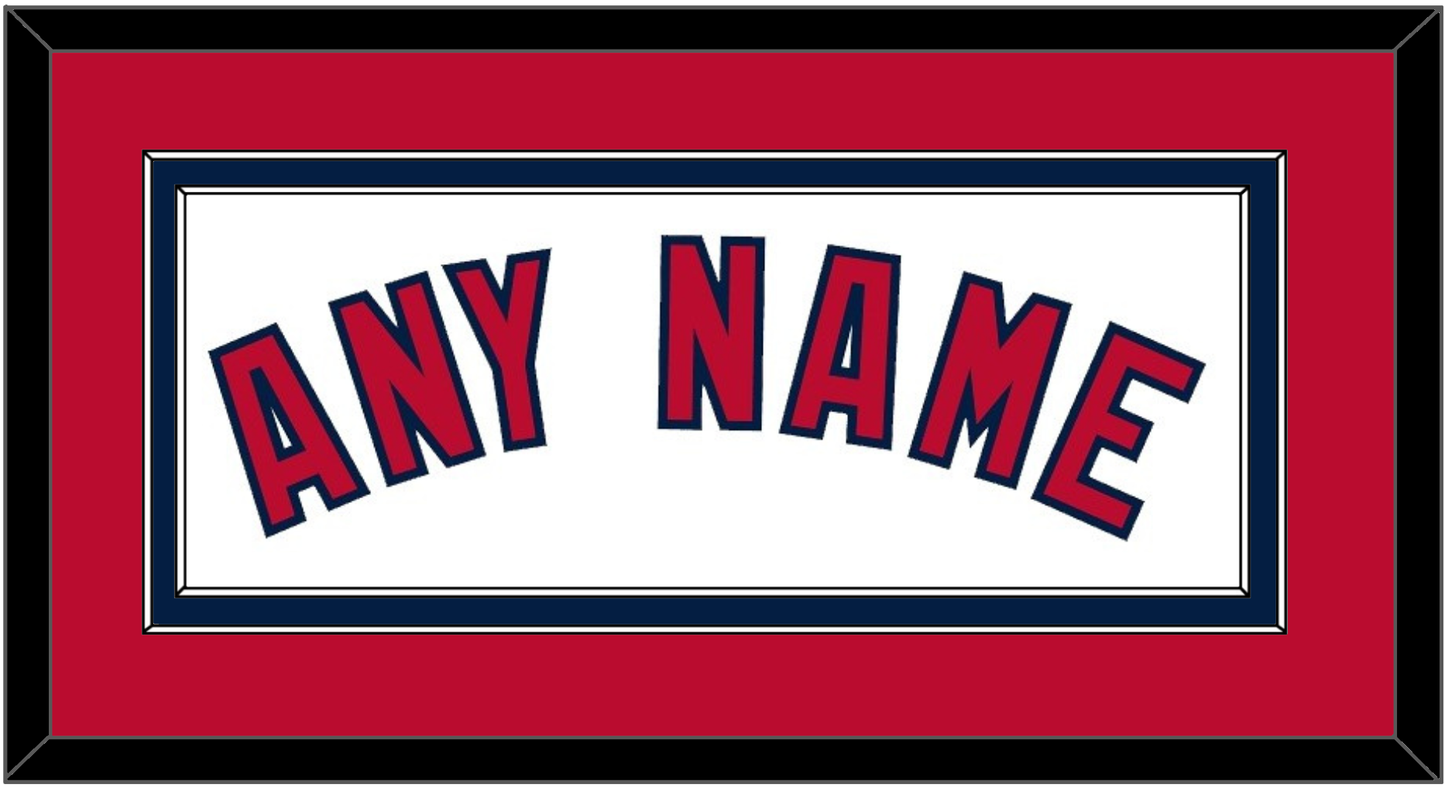 Washington Name - Home White - Signature Tier 3