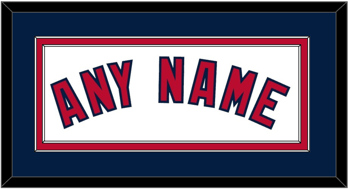 Washington Name - Home White - Signature Tier 4