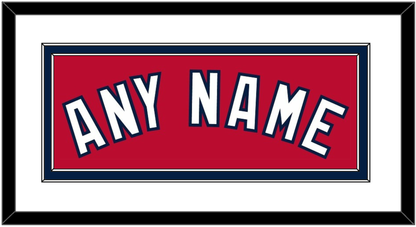 Washington Name - Alternate Red - Signature Tier 1