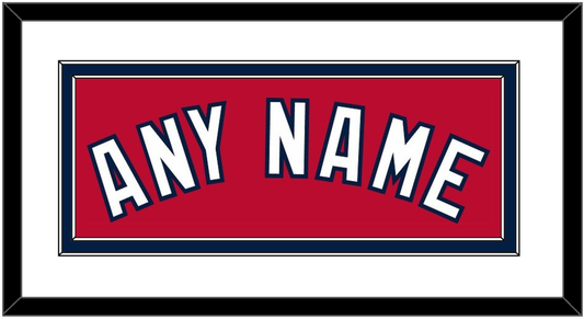 Washington Name - Alternate Red - Signature Tier 1