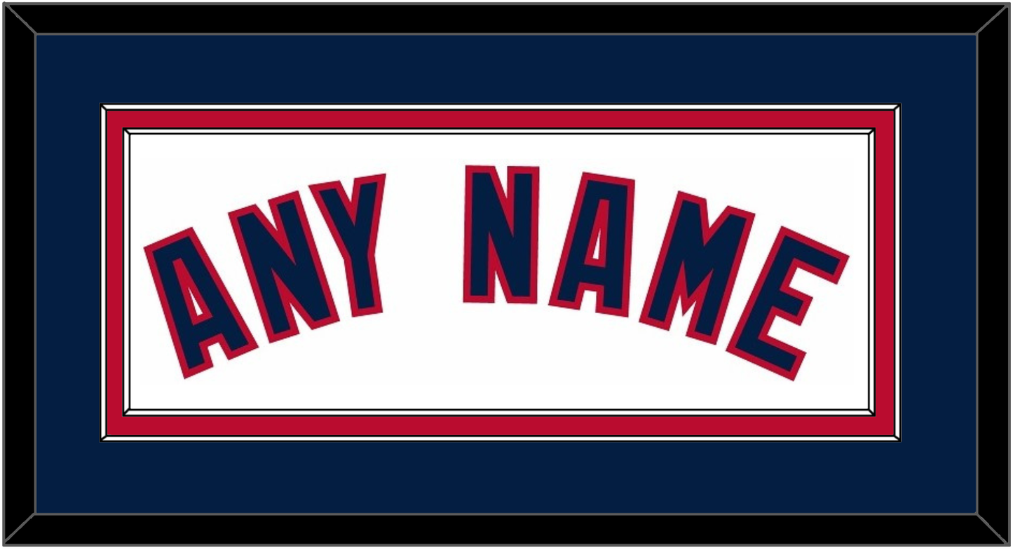 Washington Name - Alternate Home White - Signature Tier 4