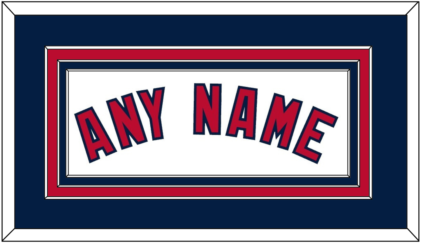 Washington Name - Home White - Premier Tier 3