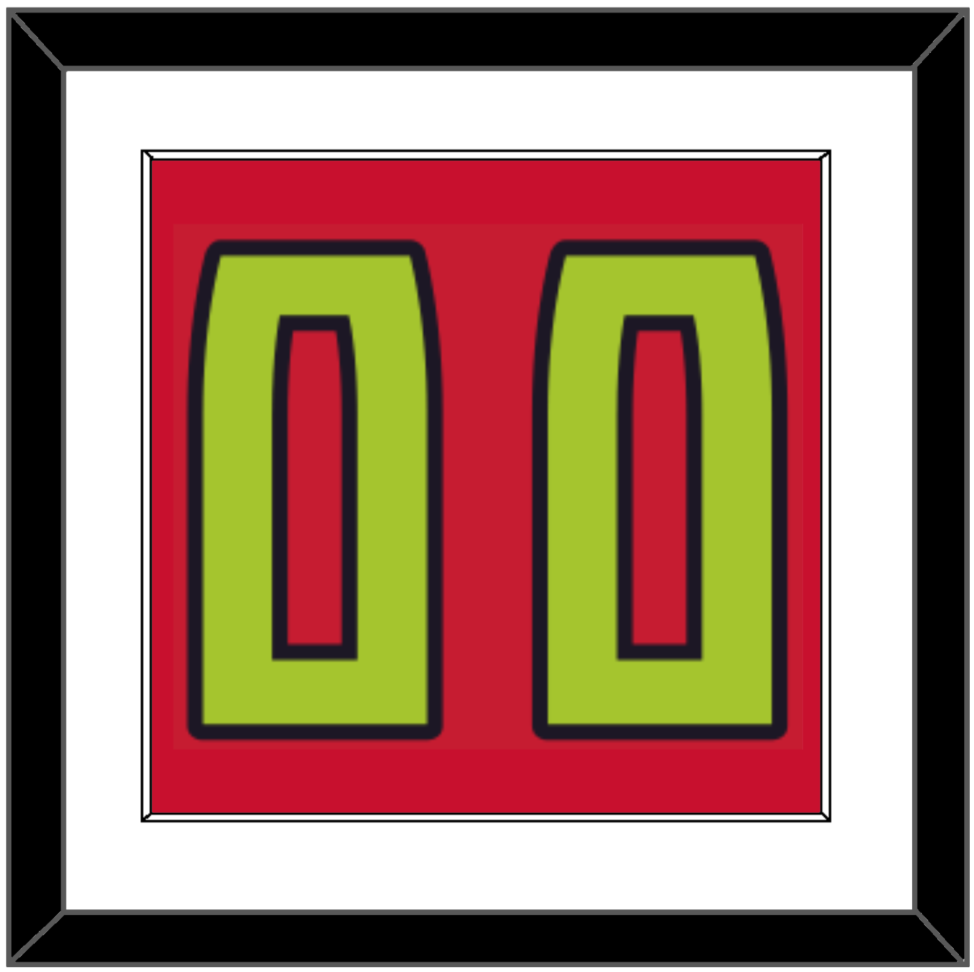 Atlanta Number - Red Icon (2015-2020) - Essential Tier 1