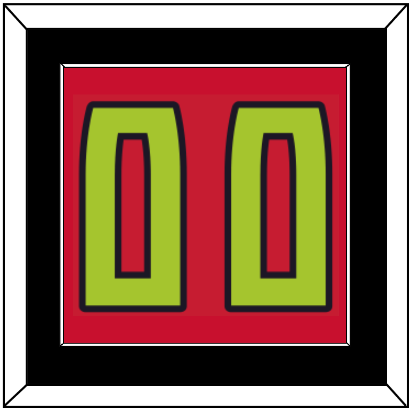 Atlanta Number - Red Icon (2015-2020) - Essential Tier 2