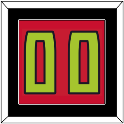 Atlanta Number - Red Icon (2015-2020) - Essential Tier 2