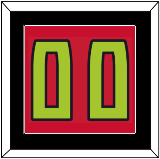 Atlanta Number - Red Icon (2015-2020) - Essential Tier 2
