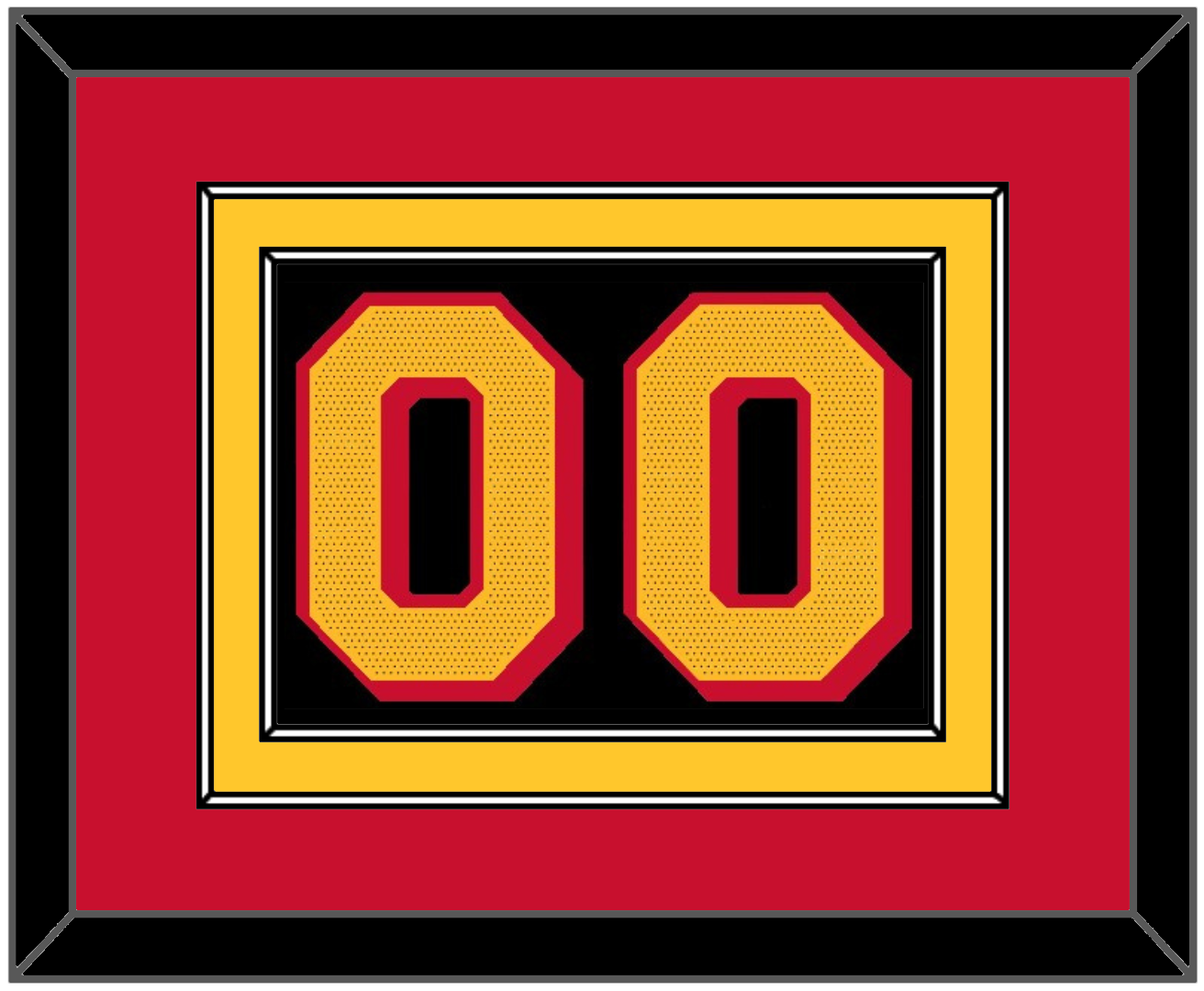 Atlanta Number - Black Statement - Signature Tier 2