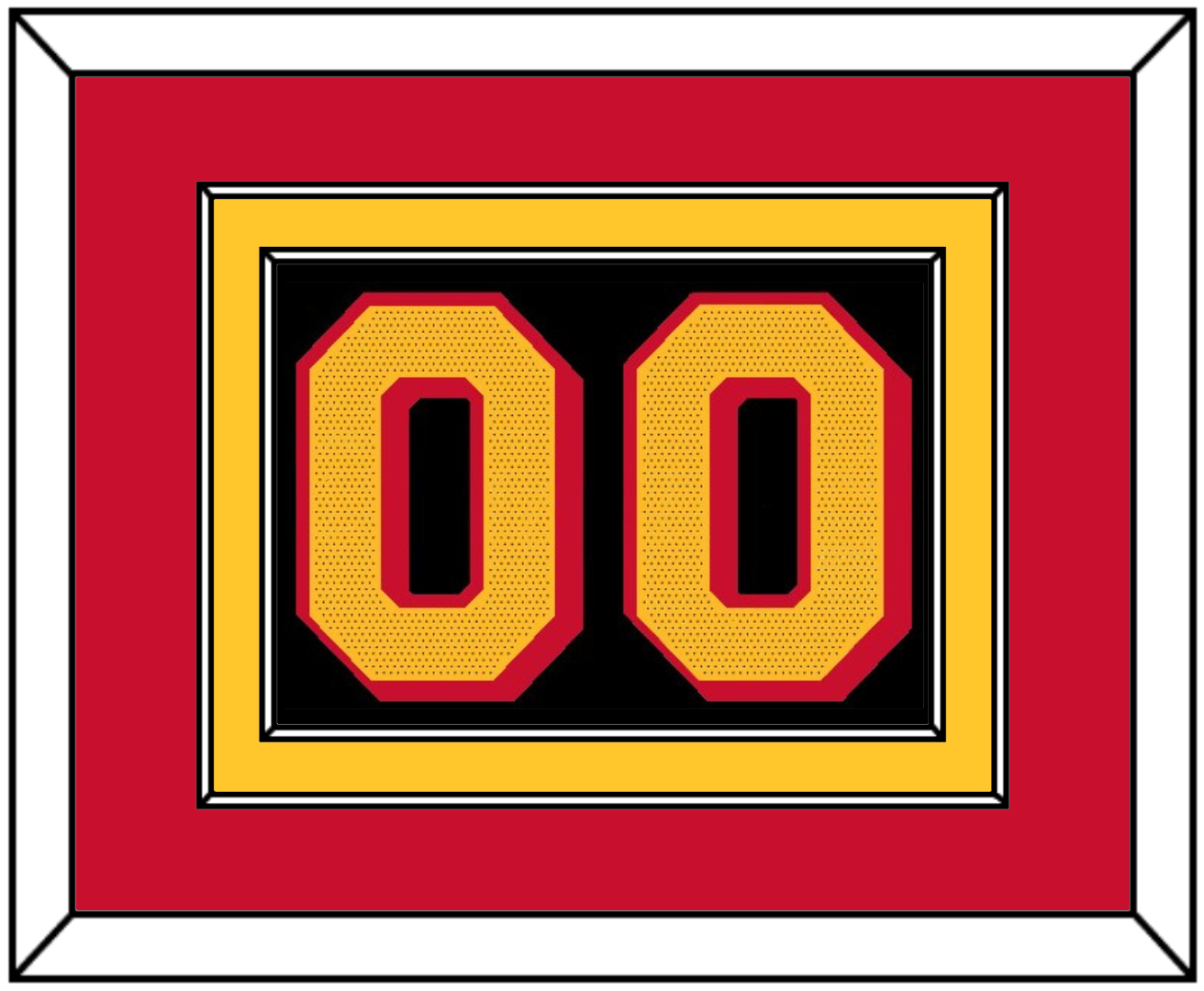 Atlanta Number - Black Statement - Signature Tier 2