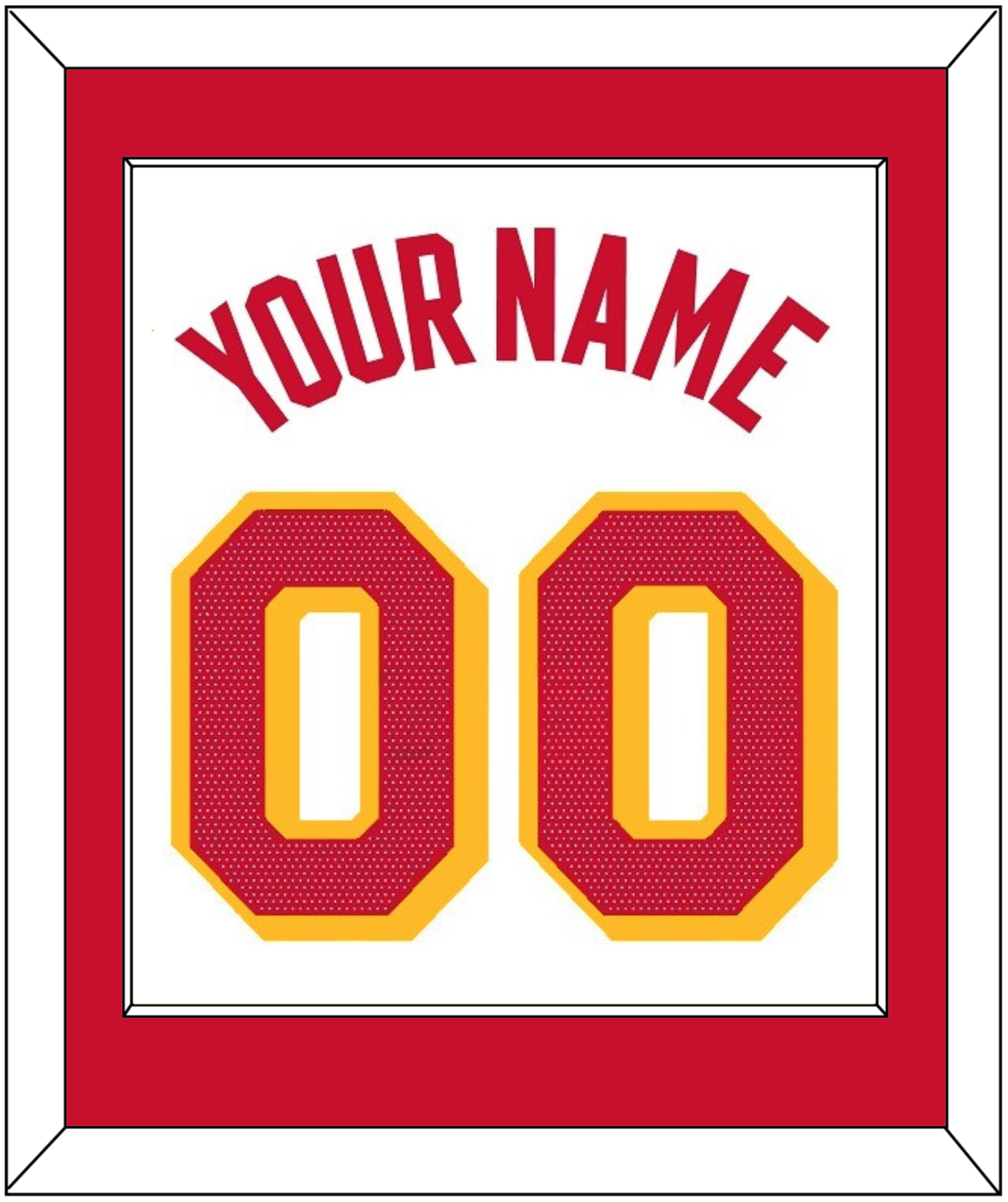 Atlanta Name & Number - White Association - Essential Tier 1