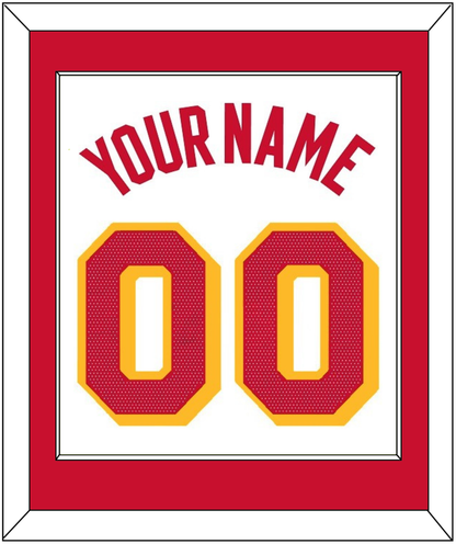 Atlanta Name & Number - White Association - Essential Tier 1