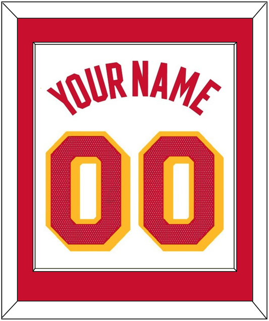 Atlanta Name & Number - White Association - Essential Tier 1