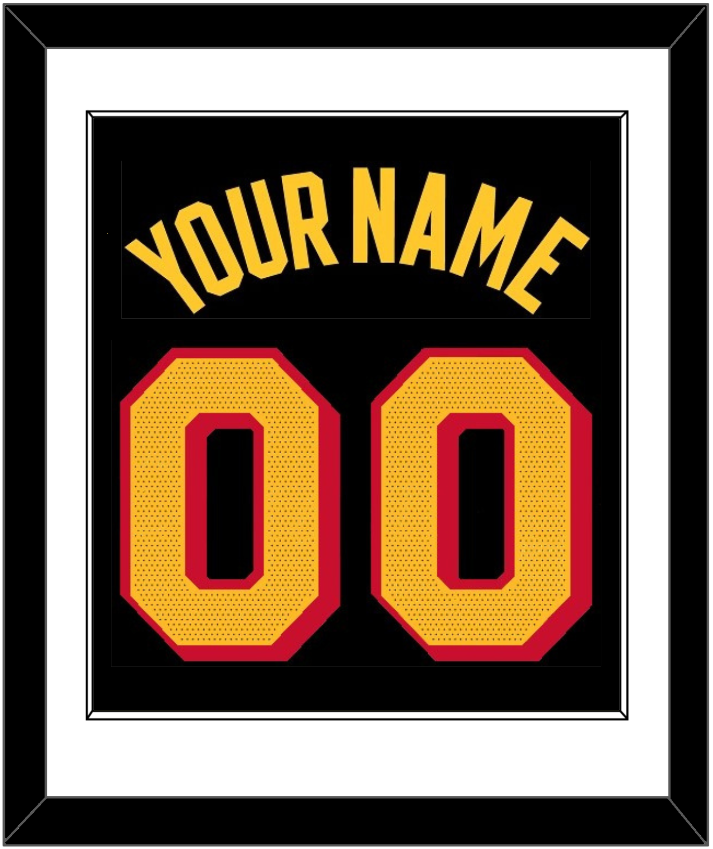 Atlanta Name & Number - Black Statement - Essential Tier 1