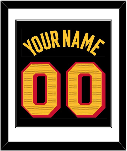 Atlanta Name & Number - Black Statement - Essential Tier 1