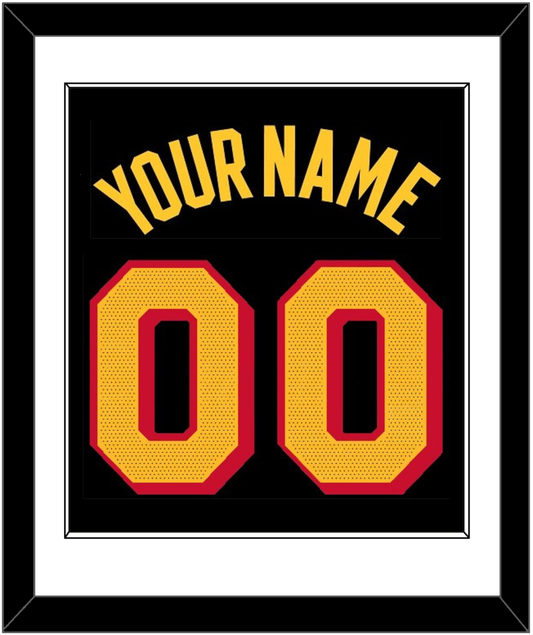 Atlanta Name & Number - Black Statement - Essential Tier 1