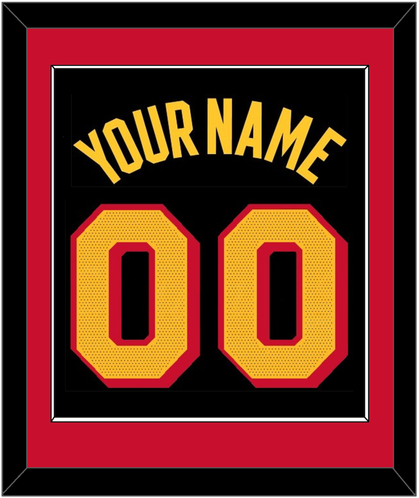 Atlanta Name & Number - Black Statement - Essential Tier 2