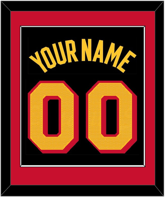 Atlanta Name & Number - Black Statement - Essential Tier 2