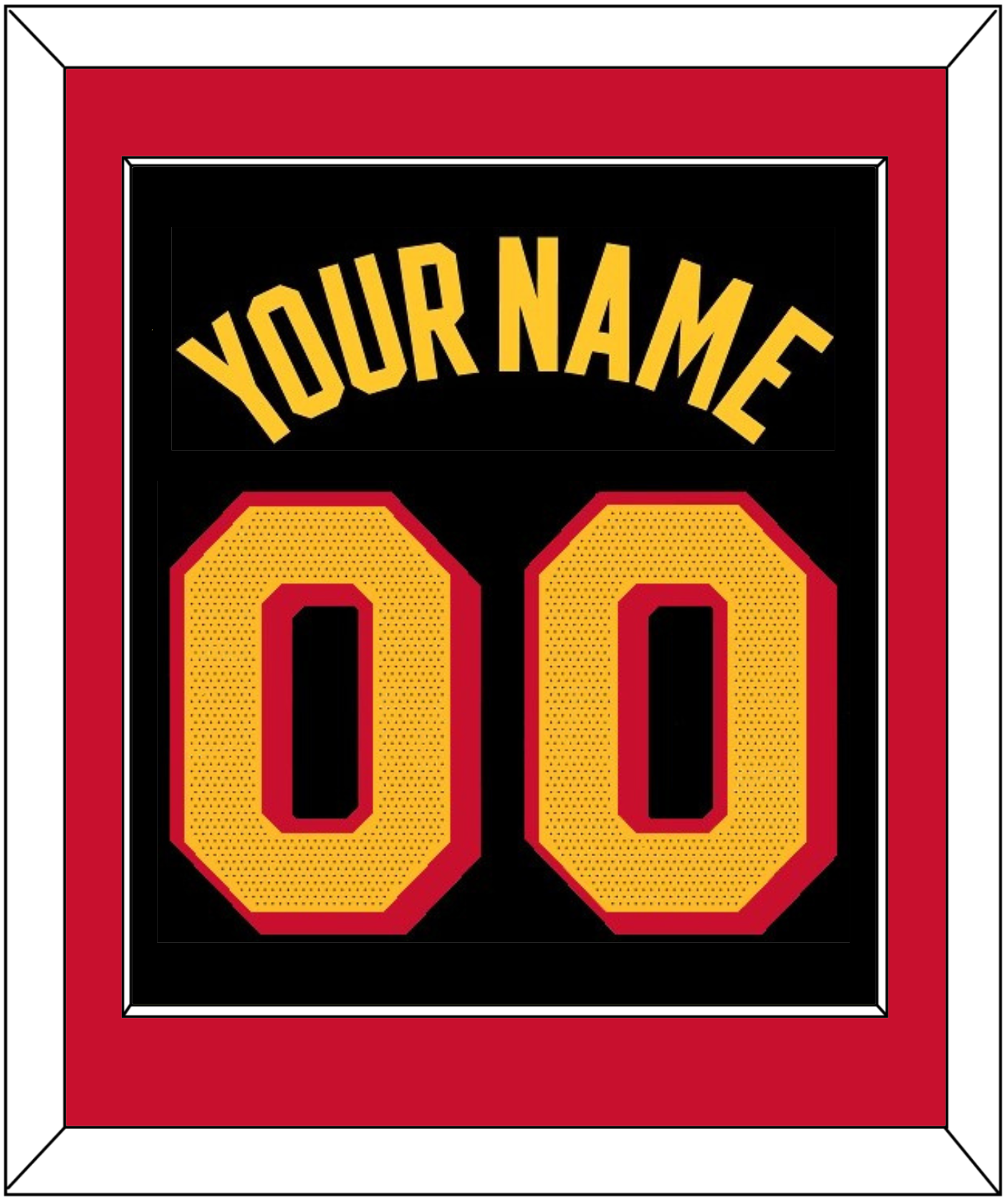 Atlanta Name & Number - Black Statement - Essential Tier 2