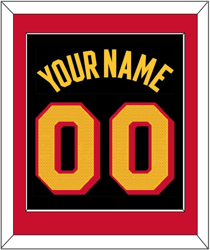 Atlanta Name & Number - Black Statement - Essential Tier 2