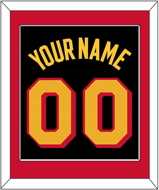 Atlanta Name & Number - Black Statement - Essential Tier 2