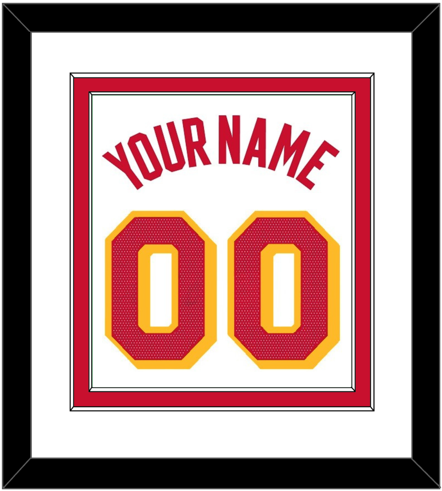 Atlanta Name & Number - White Association - Signature Tier 1