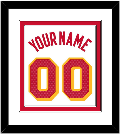 Atlanta Name & Number - White Association - Signature Tier 1