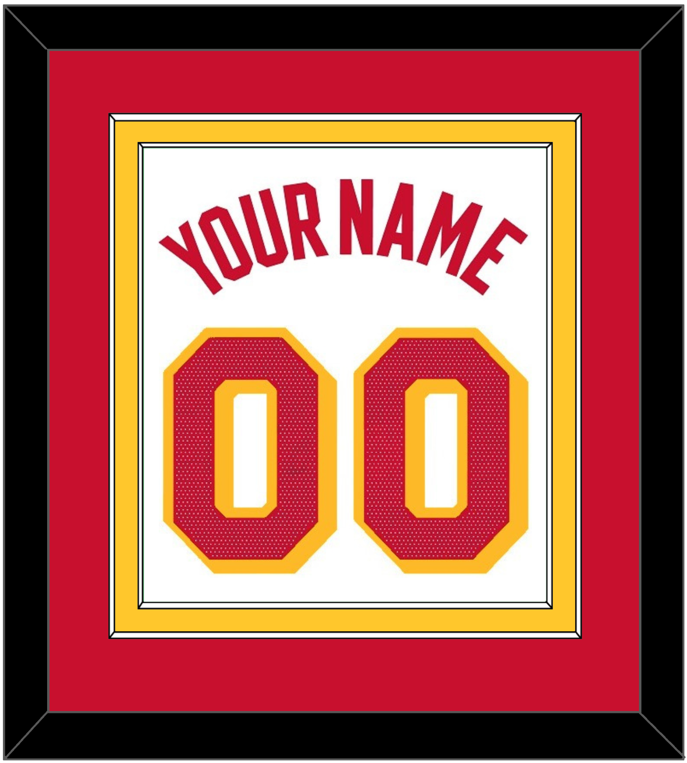 Atlanta Name & Number - White Association - Signature Tier 3