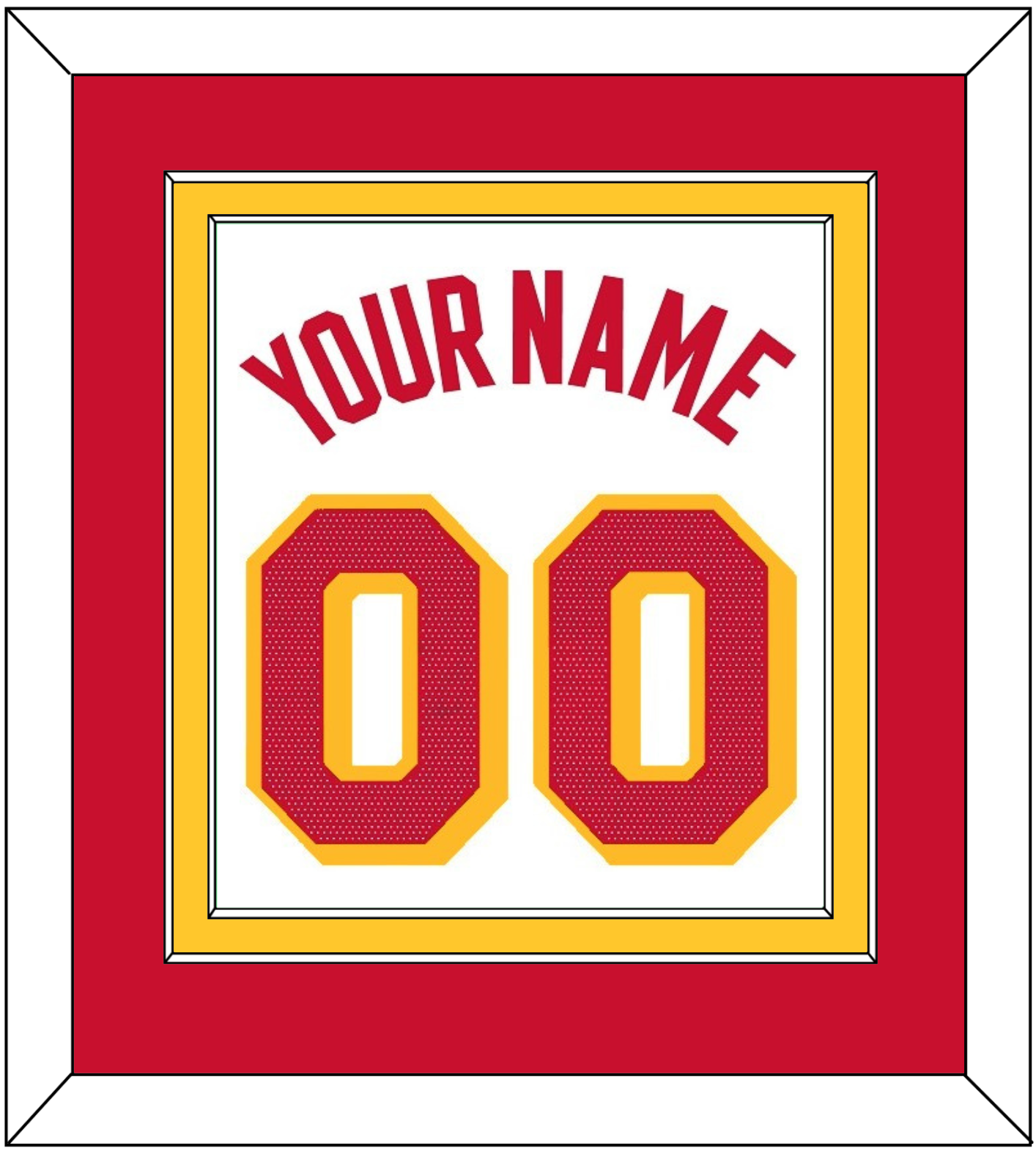 Atlanta Name & Number - White Association - Signature Tier 3